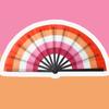 Cooling Rainbow Handheld Fan Gradient Colorful Chinese Kung Fu Fan Folding Dance Fan  Carnival