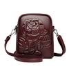 Borsa a tracolla casual in stile country con motivo floreale di rosa per il pendolarismo, con design elegante, piccola borsa a spalla per il resto