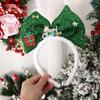 Non-slip Christmas Hairband Shiny Christmas Headband Trendy Bowknot Hair Hoop  Cosplay
