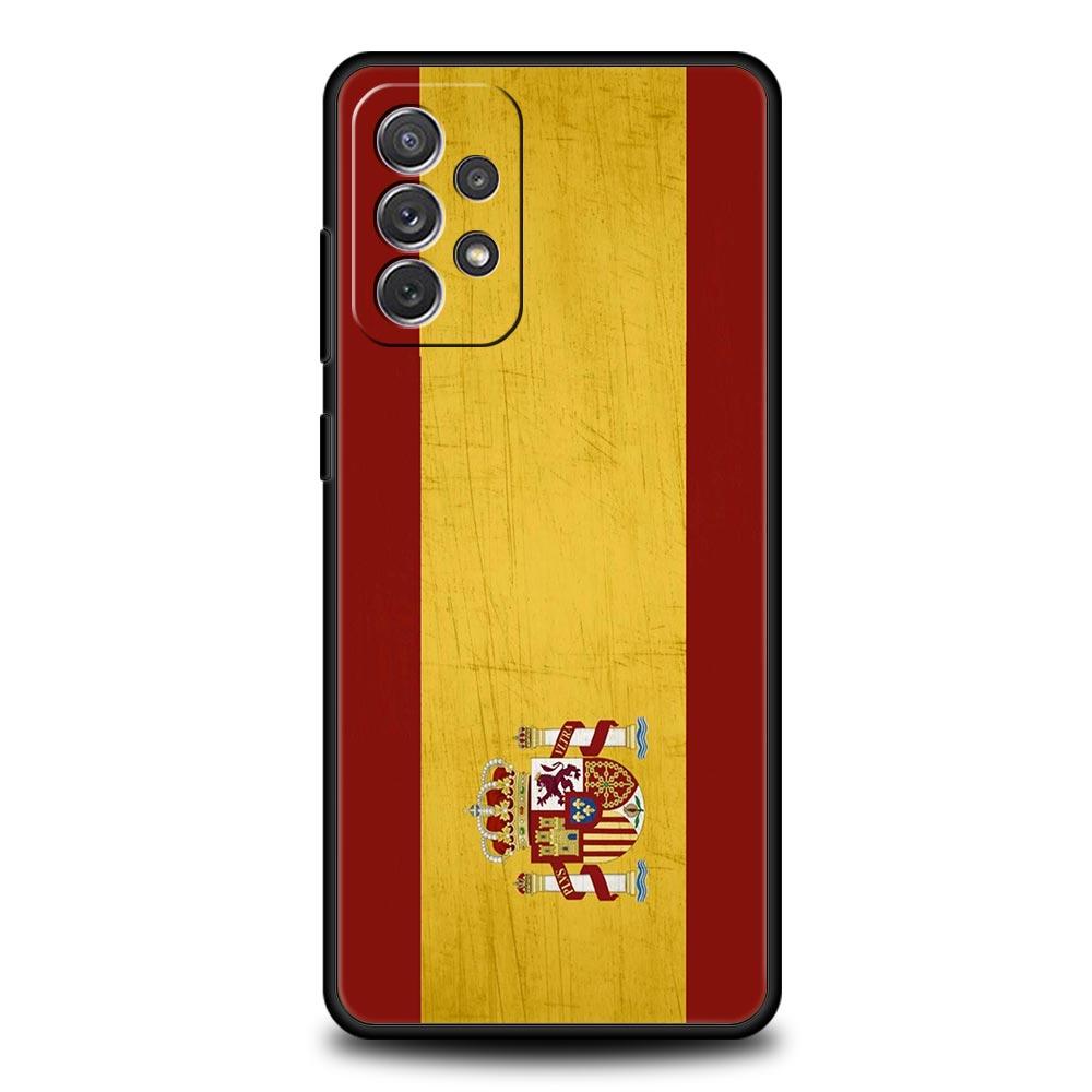 Spain Bull Flag Phone Case For Samsung Galaxy A17 A07 A55 A35 A25 A15 A05s A33 5G A31 A23 A21s A13 A41 A73 A53 A51 A71 A03 Cover