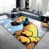 Anime L-Invincible Floor Mat Flannel Rugs Cozy Plush Thickened Soft Warm Winter Floor Mat Non Slip Living Room Home Indoor Use