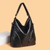 Women's Versatile Luxury Backpack: Large Capacity Textured Shoulder & Crossbody Tote Bag