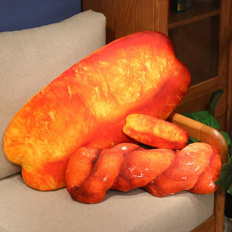 Creative Simulation Fritters Twist Throw Pillow Plush Toy Home Sofa Pillow Cushion Girl Soothing Doll
