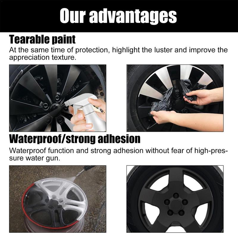 Tire Self Painting Peelable Protection For Car Hub Rims Anti-rust Matte Prismati High-Performance Wheel Spray Paint Paint