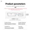 3D kovová dekorativní nálepka odznak na auto Samolepka Interiérové doplňky Pro Skoda VRS Octavia 2 3 Kamiq MK3 Kodiaq Karoq Superb Fabia