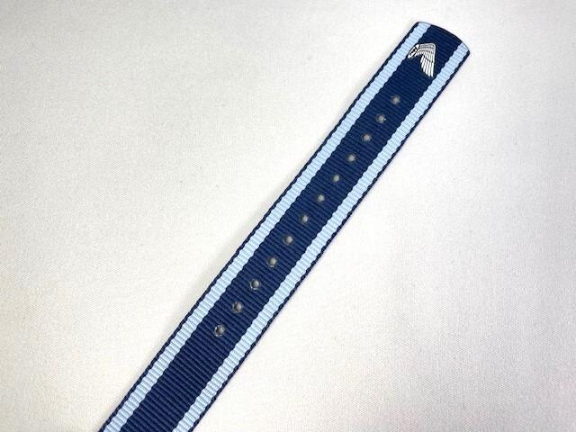 L0N601HJ0 SEIKO 5 Sports 22mm Nylon Band Blue for Via SRPK37K1/ SRPK37J8/ SBSA237/ 4R36-15A0 (Ships Nekoposu)