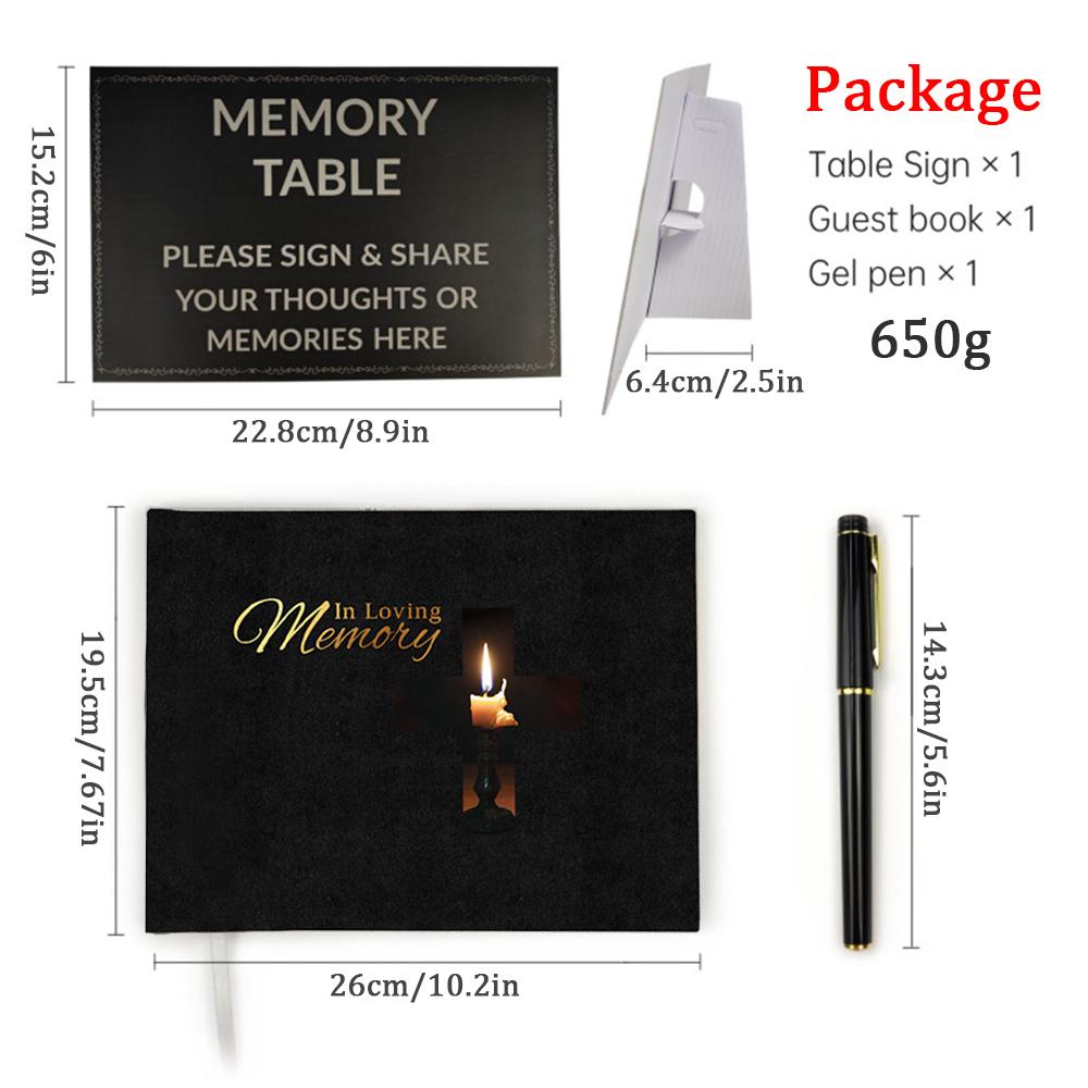 Libro de Firmas para Invitados al Funeral Firma Libro de Registro de Asistentes al Funeral Libro de Mensajes para la Recepción Celebración de la Vida Aniversario Servicio Conmemorativo Cariñoso