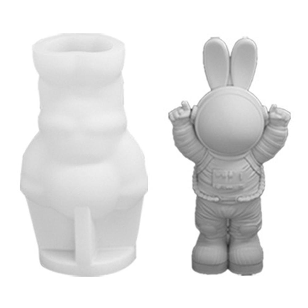 

A101C- 8 Форма Космического Кролика DIY Силиконовая Форма для Фондана Инструмент для Украшения Торта (Без BPA, без FDA)