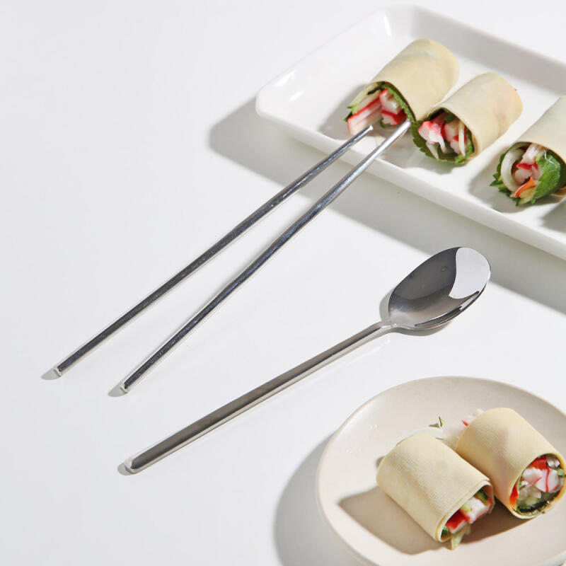 

Duelne Modern Square Spoon Set (Silver)