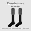Renaissance Women's Thigh-High Slouch Socks - Boneless, Solid Color, Versatile Cotton for Autumn & Winter