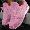 Women's Fashion Casual Breathable Crystal Bling  Sport Shoes