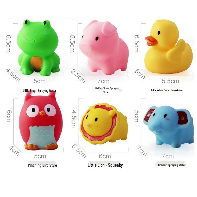 Color-Changing Animal Bath Toy Set: Temperature-Sensitive Water Play with Shark Scoop and Fish Toys