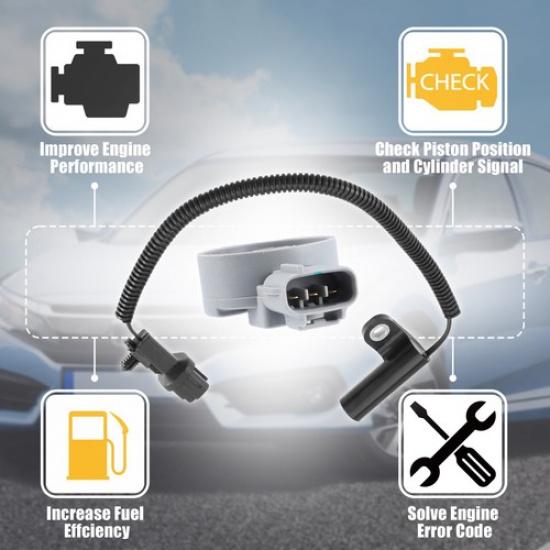 Pack (1) Engine Crankshaft Position Sensor 04897321AA 4897023AA For Jeep