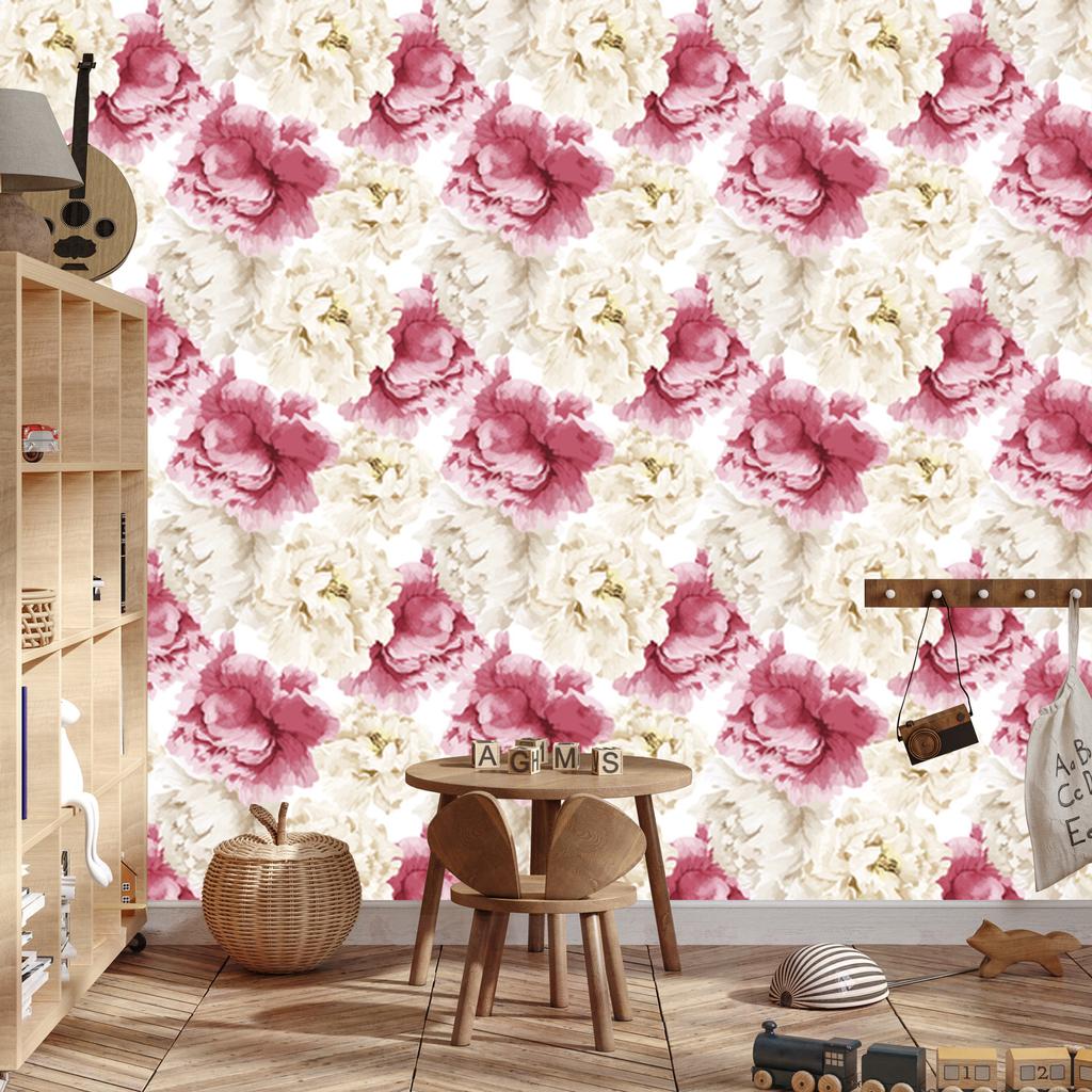 English Roses Wallpaper for Living Room and Bedroom 50x1000