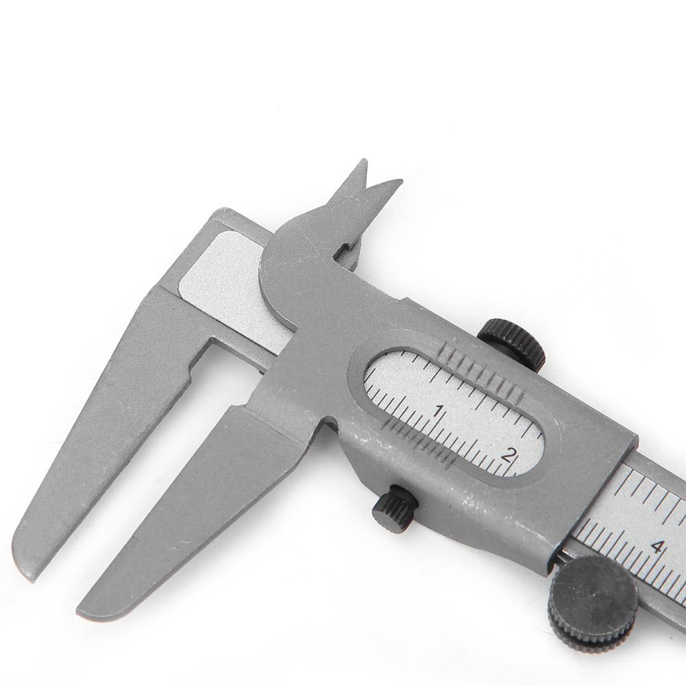 High Precision Metal Vernier Caliper Manual Measuring Caliper Tools Micrometer Ruler (6in)