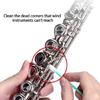 Accuracy Cotton Cleaning Sticks For Brass Instrument Keys Deep Reaching Design Effective Dust Particle Removal