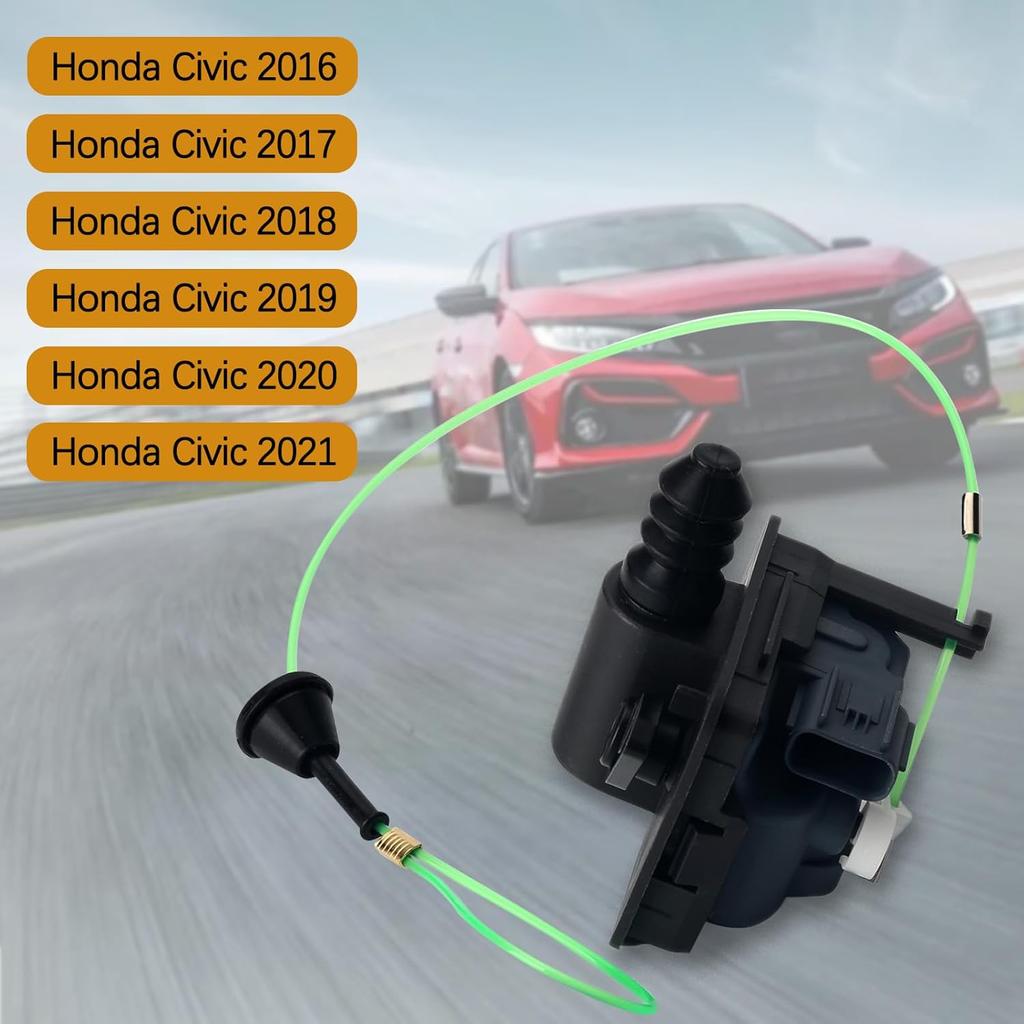 Fuel Door Lid Actuator Assembly Kit Compatible With Honda Civic 2016 2017 2018 Replaces# 74700-TBA-A02, 74700TBAA02
