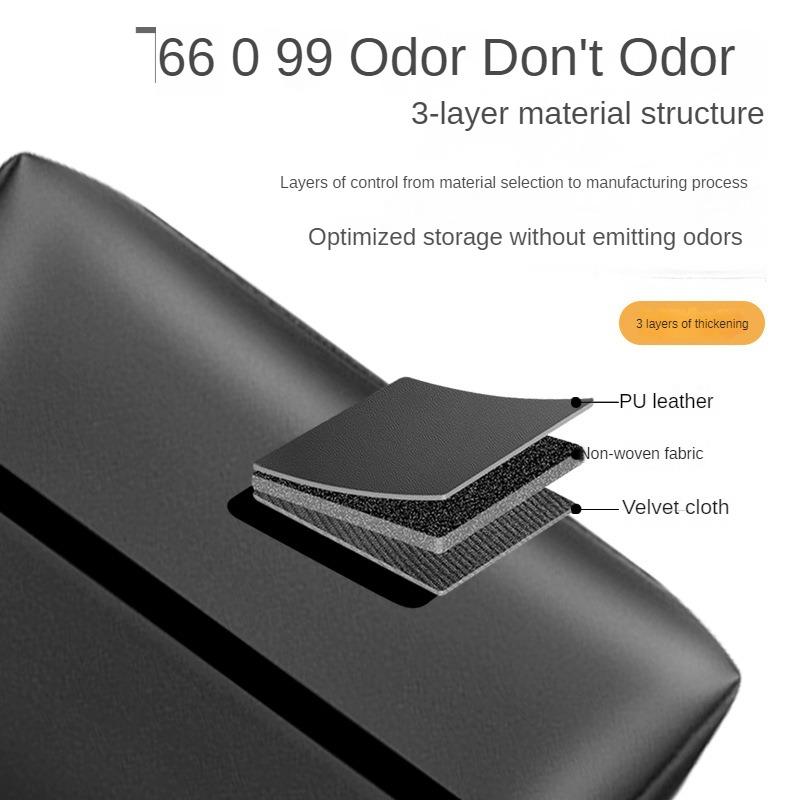 Car Armrest Tissue Box Leather Auto Seat Back Paper Tower Storage Bag Universal Sun Visor Sunshade Tissue Holder
