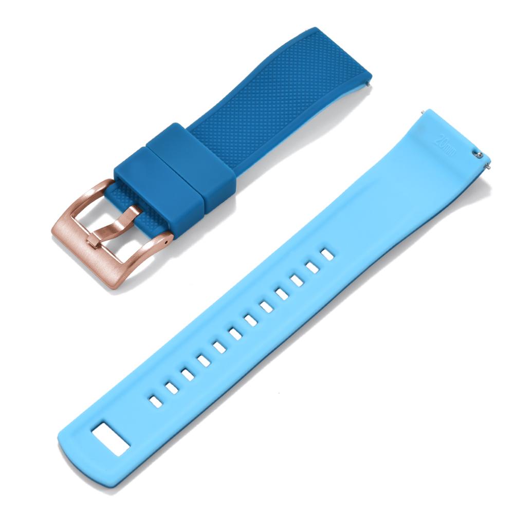 STAPELP Premium Silicone Watch Band Quick Release Rubber 20mm Watch Strap Silicone Watch Strap Watch Replacement Watchband