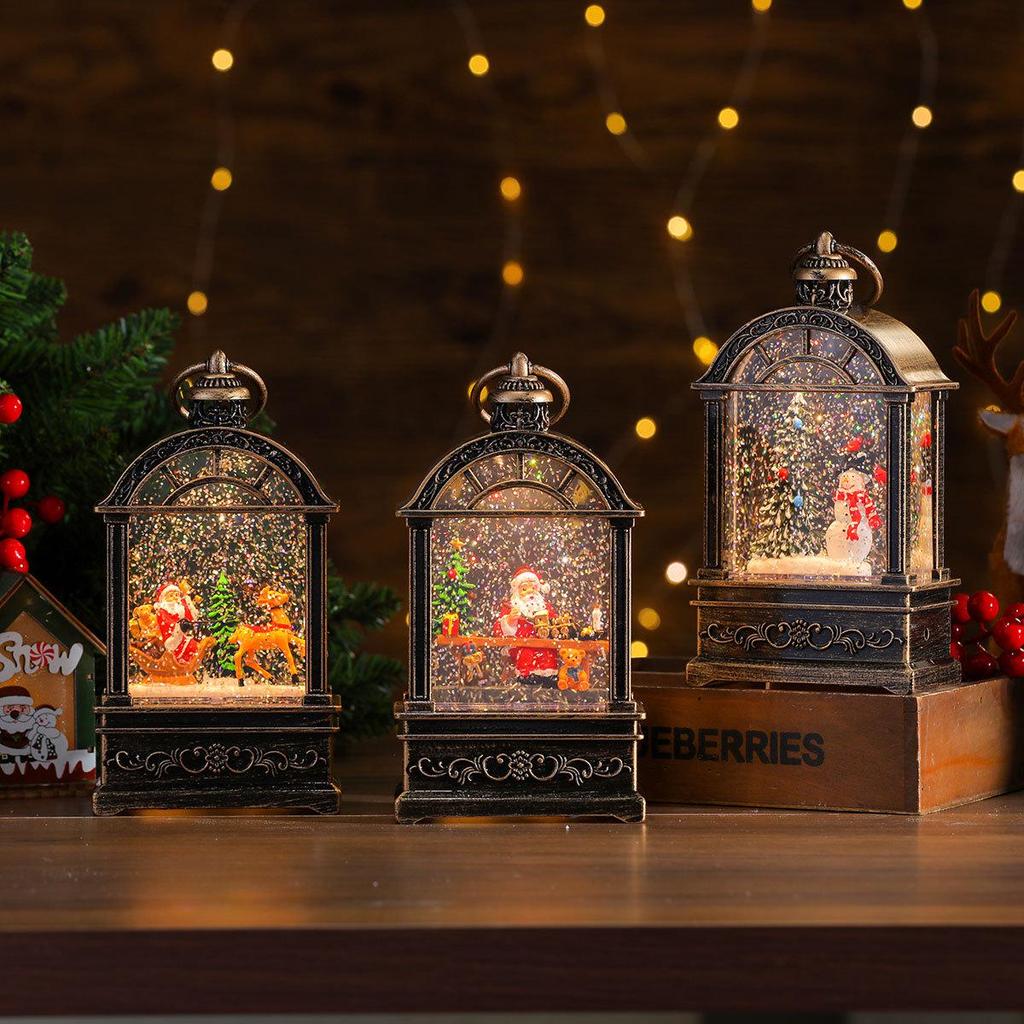 Creative Christmas Window Lights with Music Box - Luminous Night Light Decorations & Gifts