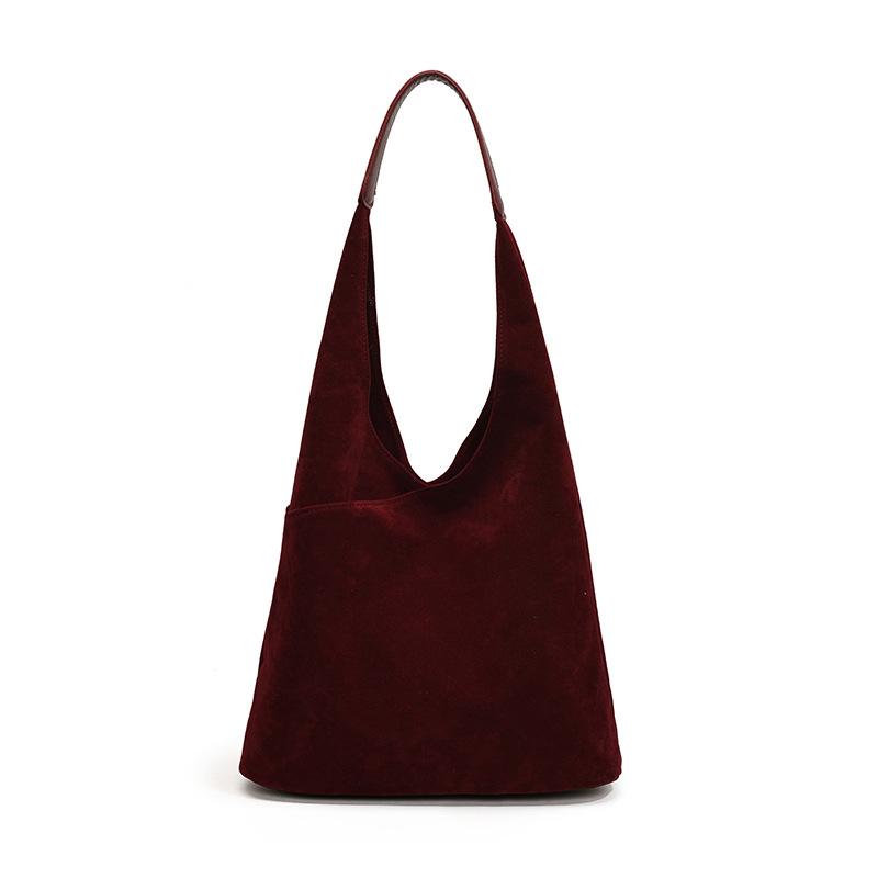 Autumn And Winter Retro Premium Tote Bag Women'S Simple Casual Fashion Large-Capacity Commuter Shoulder Bag