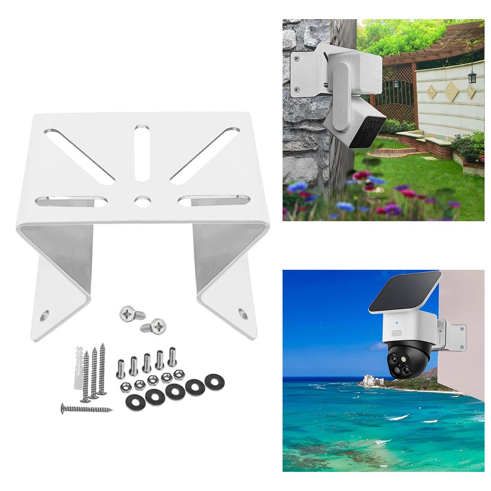 For Eufy Security White Corner Mount Bracket Metal for SoloCam S340 E30 E42 Camera Quick and Easy Installation