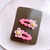 Colorful Hollow Flower Resin Crafts Cute Five-Petaled Flower Accessories Cute Hairpin Phone Cases Jewerly Decor Keychain
