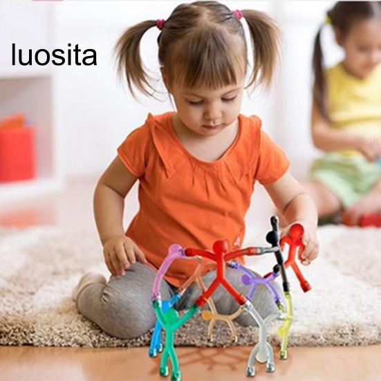 Mini Man Magnetic Toy, Fun Novelty, Durable Safe, Lovely Creative, Multicolor, Travel Matchstick Men for Kids