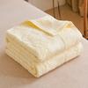Solid 100% Cotton Jacquard Towel Blanket Simple Adult Summer Air Conditioning Sofa Cover For Office Queen King Size Bed Sheet