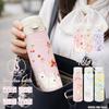 Takei Miki Vacuum Insulated Stainless Steel Bottle 350ml and Lock for Easy Use Double-Walled One-Push [Blueberry, Bear, Rabbit] One-Touch One-Handed