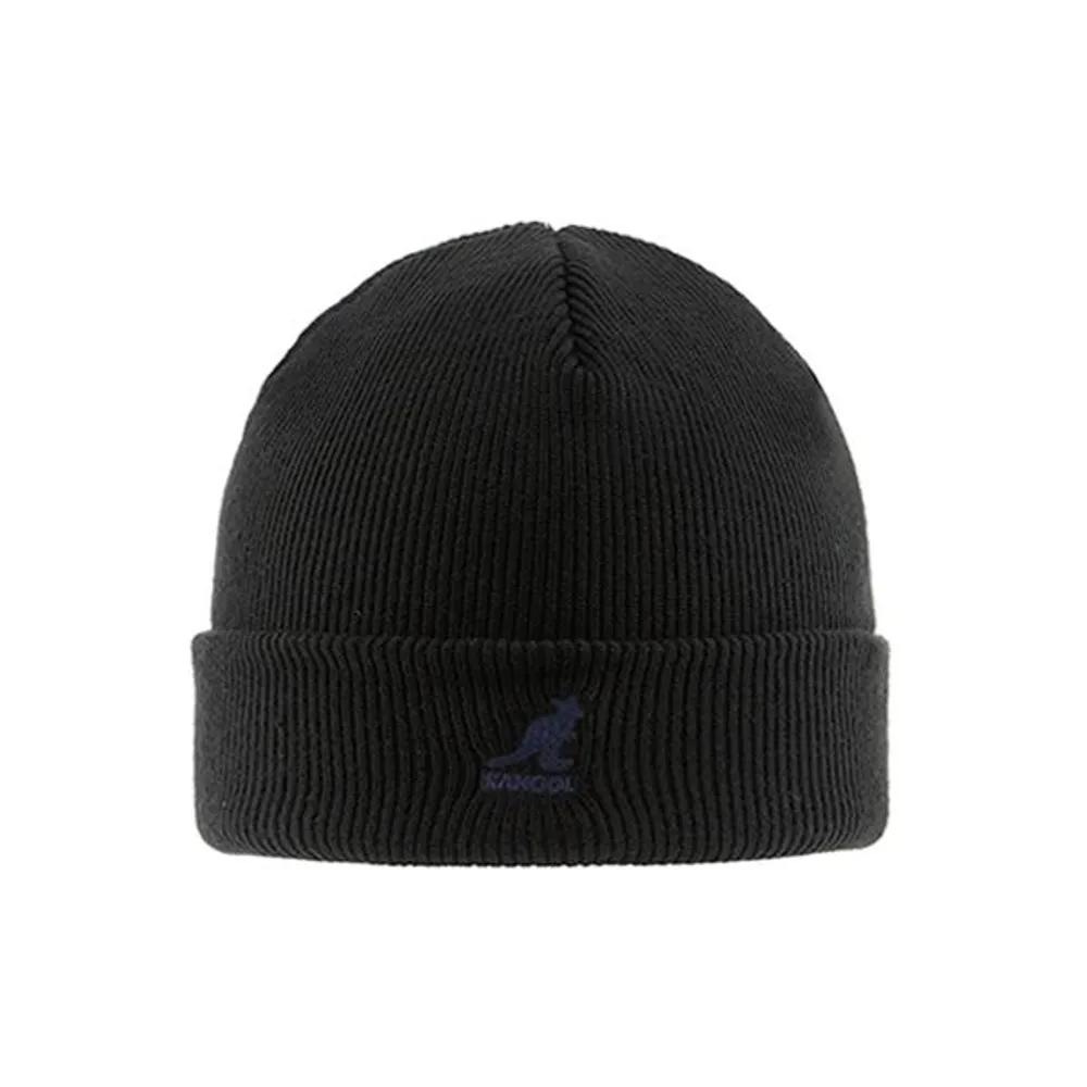 KANGOL Hat Beanie Cuff Pull-on Acrylic 2978BC BLACK/BLACK 2978BC BLACK/BLACK