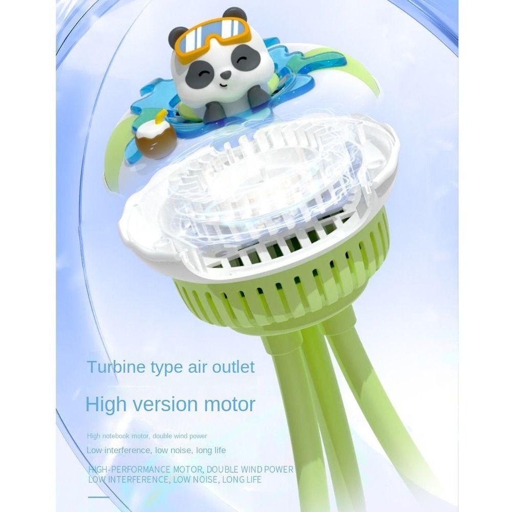Octopus Portable Baby Stroller Fan USB Rechargeable Handheld Electric Fan Outdoor Small Fan  Home