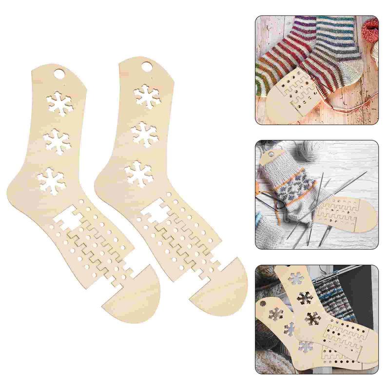 Wooden Sock Blockers Adjustable Sock Knitting Crochet Stocking Display Molds Knit Sock Form Stretchers
