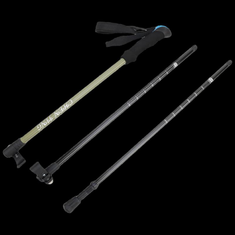 WEZHO 3-Section Carbon Fiber Trekking Pole