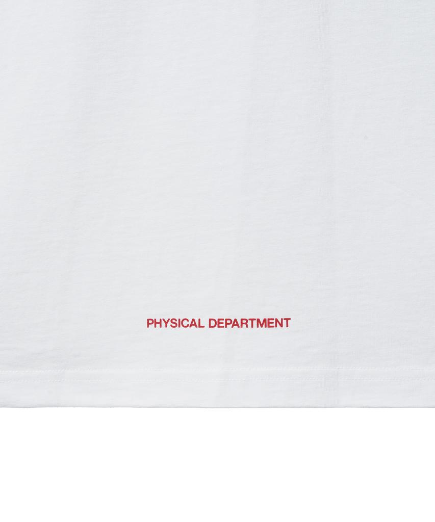 PHYPS MOTORCYCLE Super Cub Ride Bear Short Sleeve White
