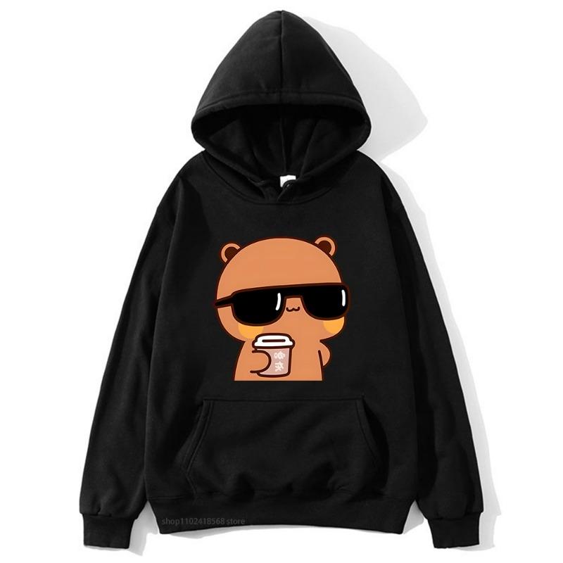 Fashion Women's Bubu Dudu Hoodie Sweatshirt Cartoon Kawaii Print Pullover Harajuku Kids Fashion Hoodie Sweatshirt