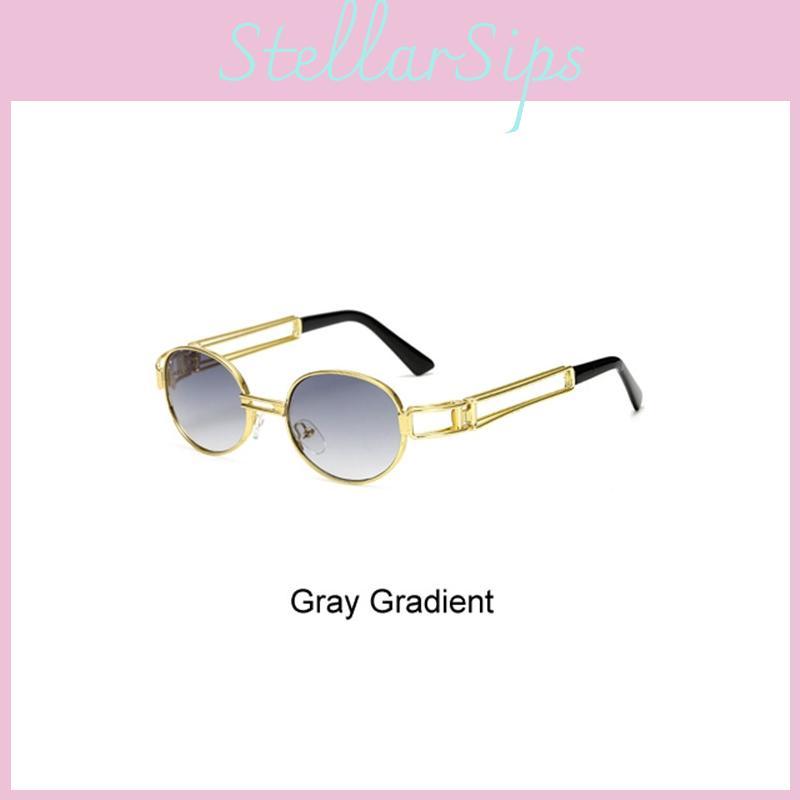 2021 Summer Steampunk Glasses Metal Frame Fashion Sunglasses With Uv400 Protection