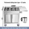 Commercial Stainless Steel Seasoning Cart
