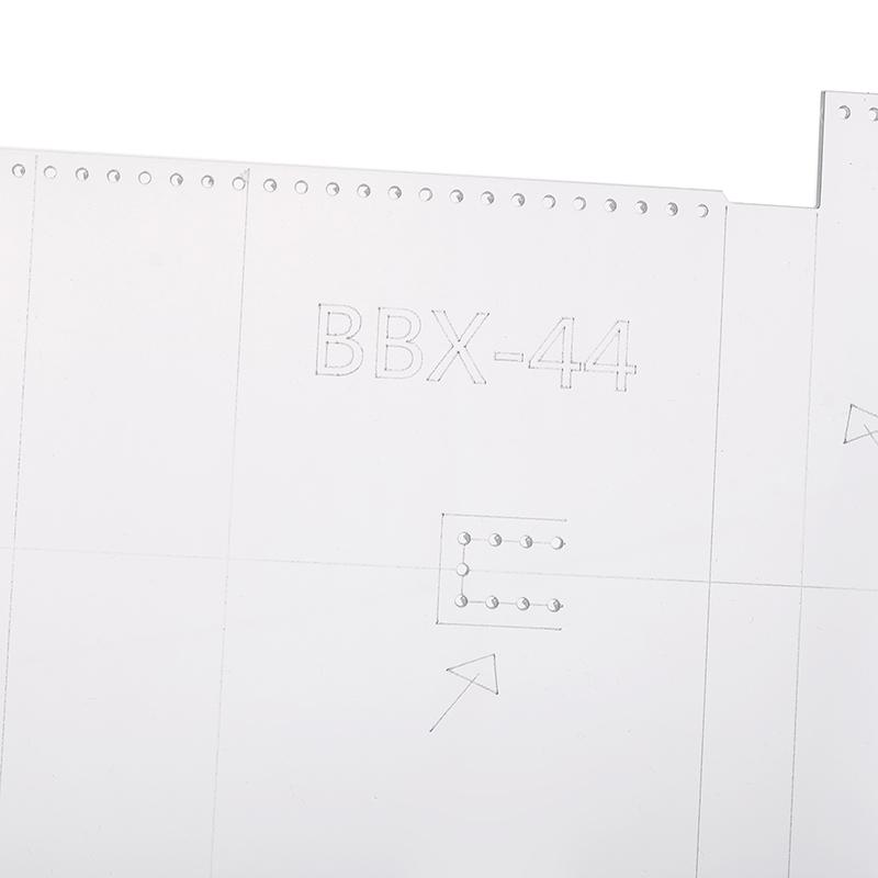 Kurzes Portemonnaie Leder Vorlage DIY Handwerk Lederherstellung Acryl Schablone Geldbörsen Handgefertigt Lederhandwerk Form Langlebig