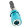Blue Hex Shank Drill Screw Tool for 14 Inch Magnetic Drywall Screw Bit Holder with Chrome Vanadium Steel Material