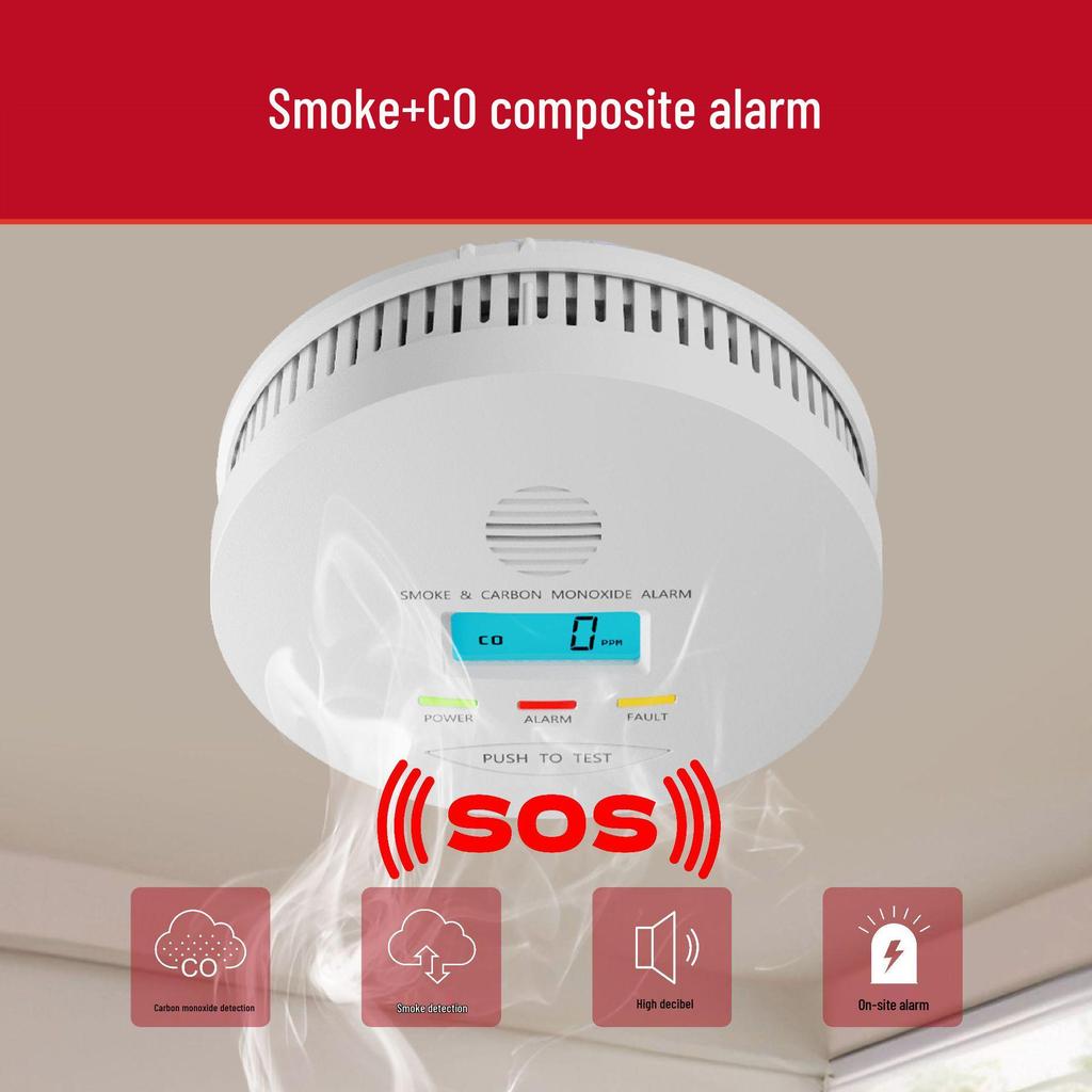 High-Sensitivity Carbon Monoxide & Smoke Alarm