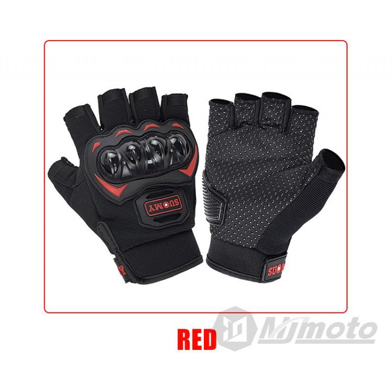 Men Women Half-Finger Motorcycle Cycling Gloves Breathable Lightweight Anti-Slip Protective Road Trail Beach Commute