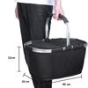 GIORSEN Insulated Cooler Durable Aluminum with Soft Cooler Box for Beach Sports Day Gift W x 28cm D x 22cm Basket, Foldable, 30-Liter Capacity,