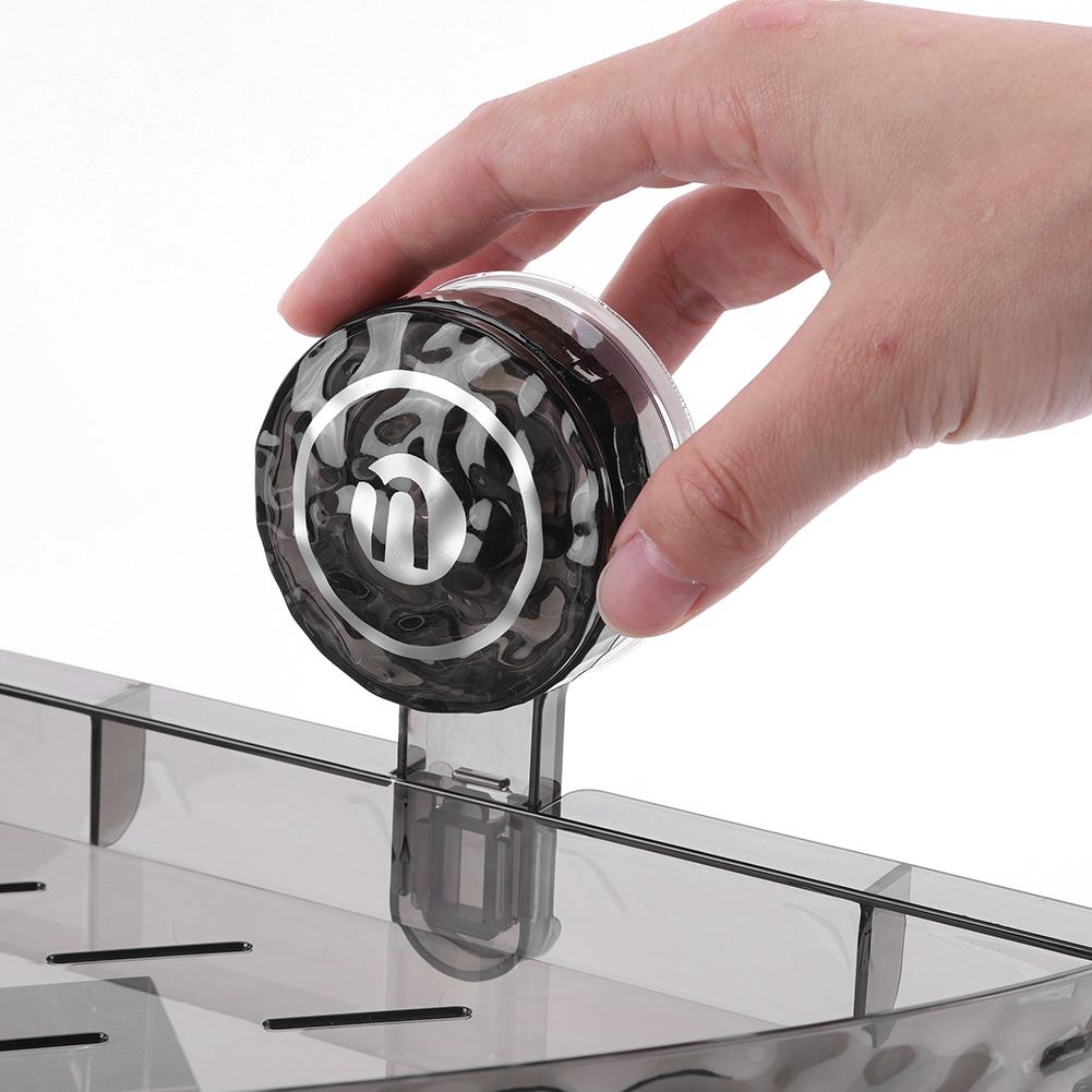 Bathroom Shower Shelf Storage Basket Drill-Free Removable Powerful Suction Shower Caddy Basket Waterproof for Kitchen & Bathroom