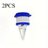2Pcs Drink Pour Spouts with Lids Spill-Proof Sealing Caps for Milk Juice Beverage Storage Bottle Top Dispenser