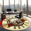 Guns N Roses (1) Round Office Rug Decorative Floor Rug for Office Bedroom Living Room and Home Space