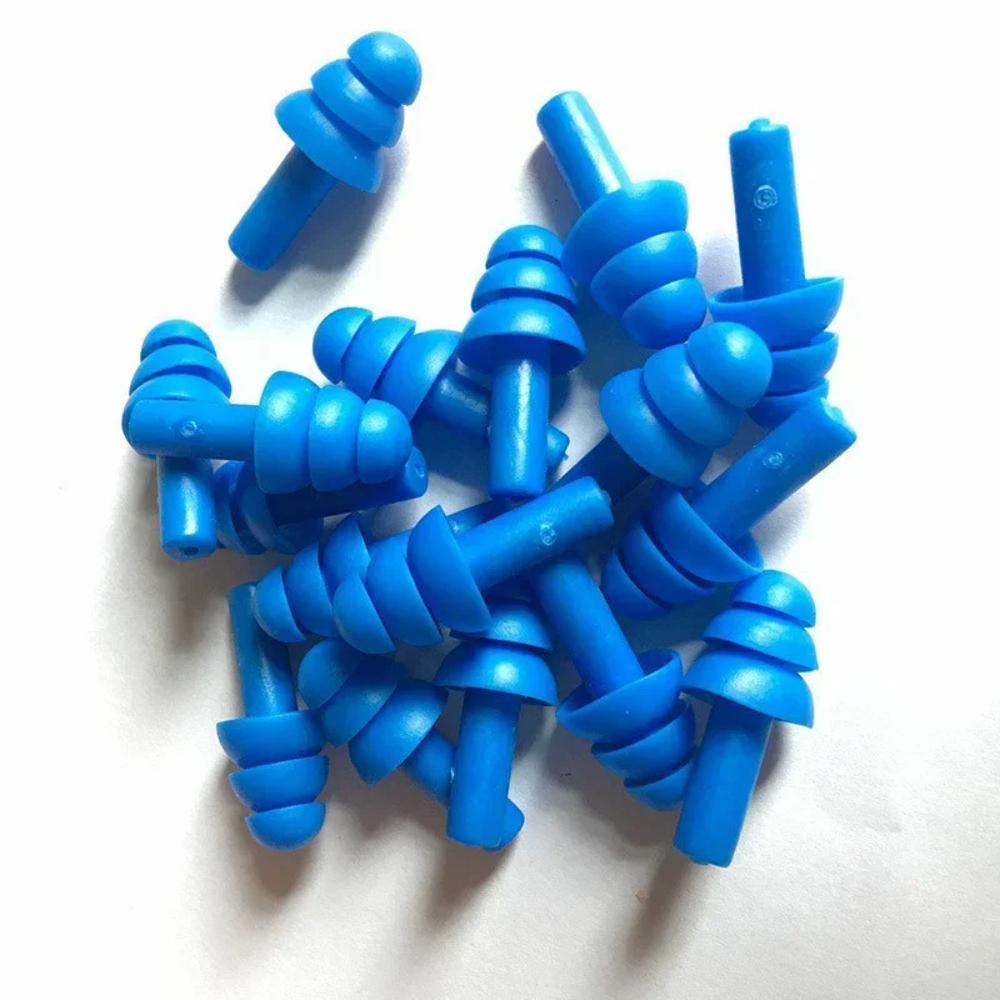 10pcs Soft Silicone Earplugs Waterproof Swimming Ear Plugs Reusable Noise Reduction Sleeping Ear Plugs Hearing Protector
