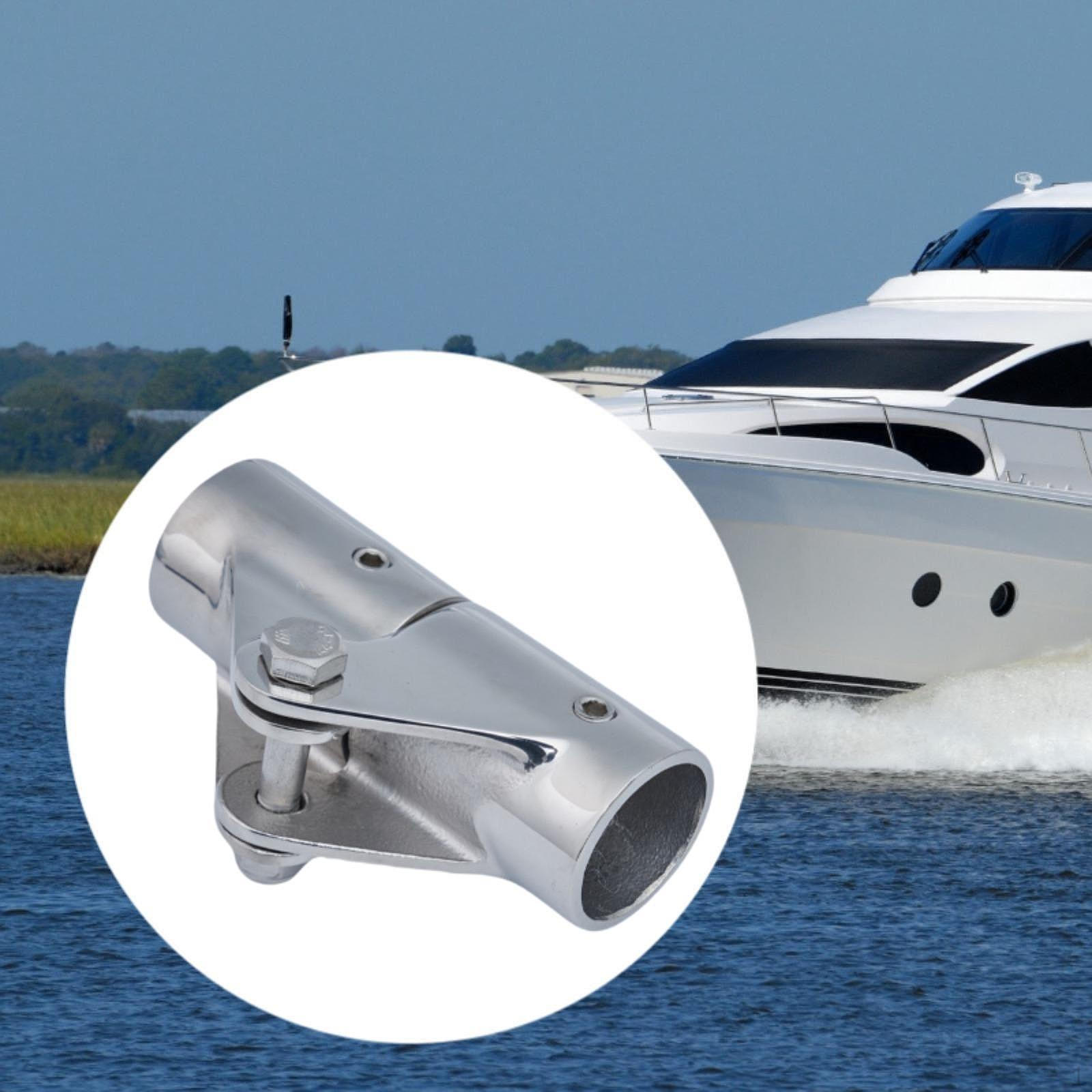 

Соединитель для труб на лодке, аксессуары для поручней, складные перила, поворотный шарнир, крепление для трубы Hole Diameter 20mm