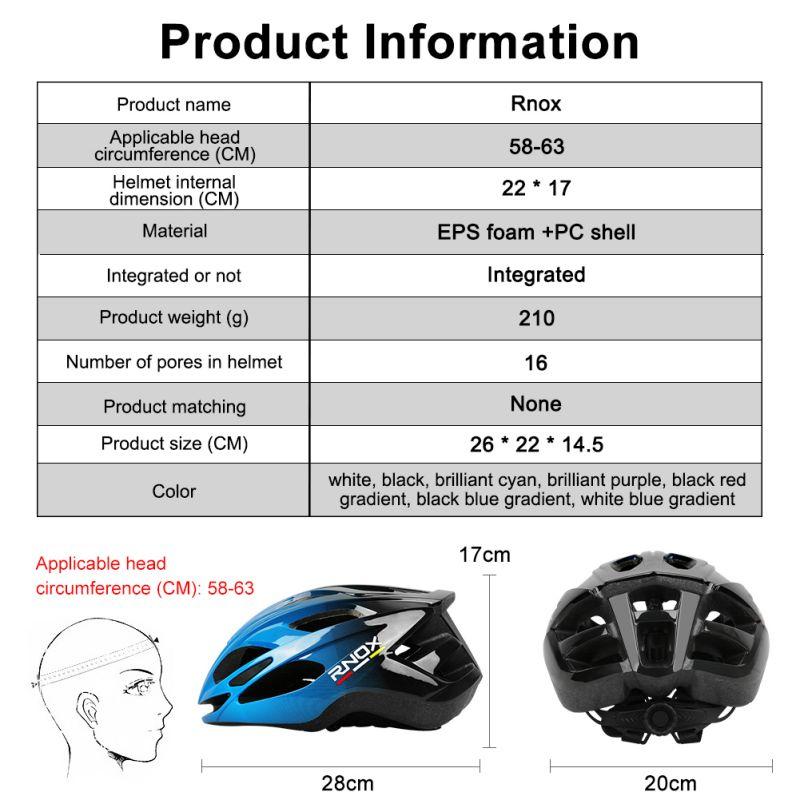 Fahrradhelm für Herren und Damen, für Straßen- und Mountainbikes, Outdoor, für Fahrräder, Skateboards, Roller, integral geformt, ultraleicht