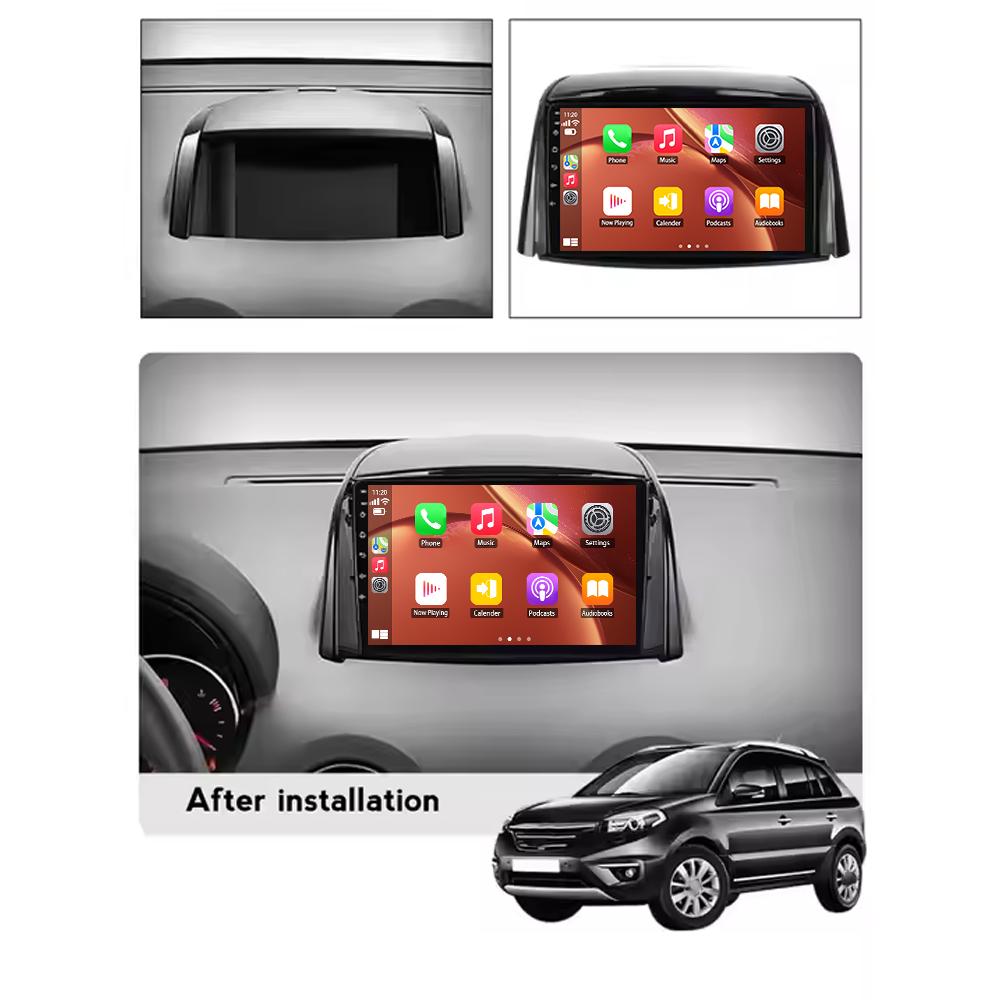 Car Radio Carplay For Renault Koleos 2008 - 2016 Navigation GPS Android Auto Bluetooth Multimedia Player Head Unit 2din WiFi